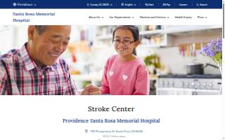Providence Santa Rosa Memorial Hospital Stroke Center website