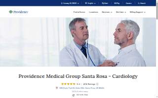 Providence Medical Group Santa Rosa - Cardiology website