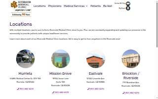 Riverside Medical Clinic - Eastvale website