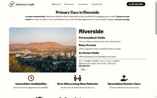 Welcome Health website