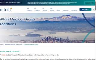 Altais Medical Group Riverside website