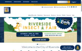 Riverside California website