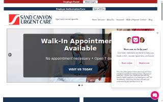 Sand Canyon Medical Center website