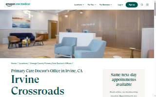 One Medical Primary Care Clinic - Irvine Crossroads website