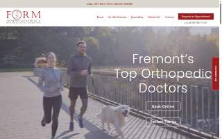 Fremont Orthopedic & Rehabilitative Medicine website