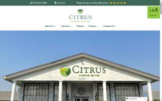 Citrus Nursing Center website
