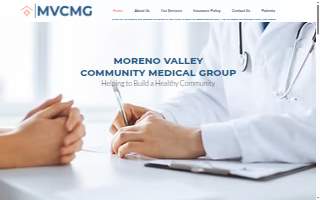 Moreno Valley Community Medical Group website