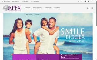 Apex Oral & Maxillofacial Surgery website
