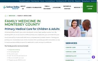 Salinas Family Practice website