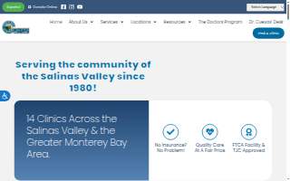 Clinica de Salud del Valle de Salinas - Plaza website