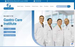 Gastro Care Institute and Surgery Clinic website
