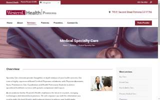WesternU Health - Medical Center website