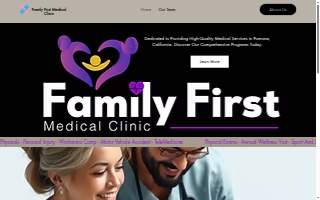 Family First Medical Clinic website