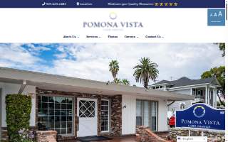 Pomona Vista Care Center website
