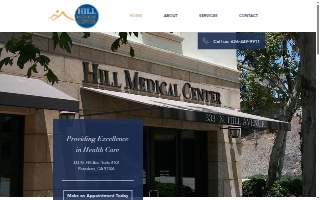 Hill Medical Center website