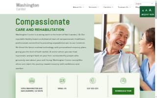 Washington Healthcare Center website
