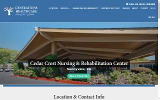 Cedar Crest Nursing and Rehabilitation Center website