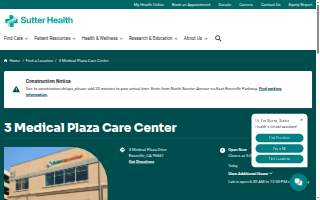 3 Medical Plaza Care Center website