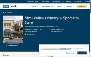 UCLA Health Simi Valley Primary & Specialty Care website