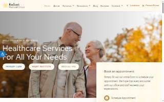 Radiant Primary Care website