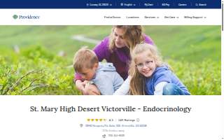 St. Mary High Desert Medical Group Victorville - Endocrinology website