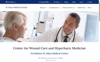 St. Mary Medical Center Center for Wound Care and Hyperbaric Medicine website