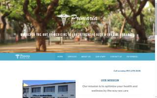 Primaria Medical Clinic website