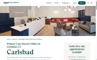 One Medical Primary Care Clinic - Carlsbad website