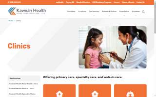 Kaweah Health Medical Clinic website