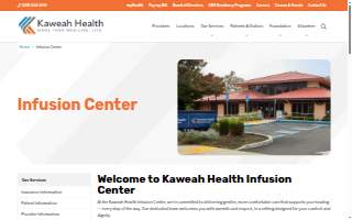Kaweah Health Infusion Center website
