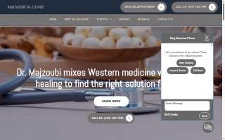 Maj Medical Clinic website