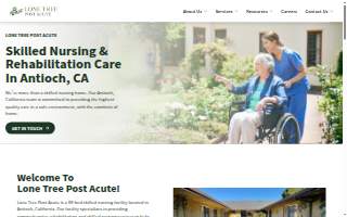 Lone Tree Post Acute website