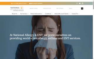 National Allergy & ENT - North Charleston website