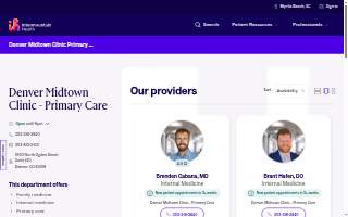 Denver Midtown Clinic – Primary Care website