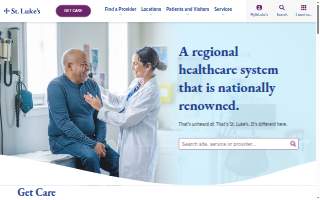 St. Luke's Hospital website