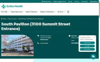 South Pavilion (3100 Summit Street Entrance) website