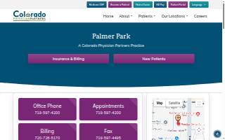 Colorado Physician Partners | Palmer Park website