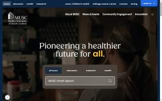 Musc Pediatric Pulmonary website