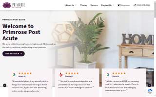 Primrose Post-Acute website