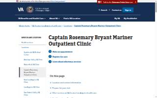 Department of Veteran Affairs Ventura Outpatient Medical Clinic website