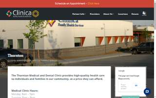 Clinica Family Health & Wellness of Thornton website