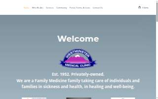 Westminster Medical Clinic website