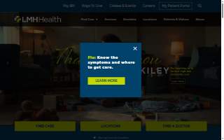 LMH Health (Lawrence Memorial Hospital) website