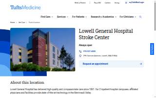 Lowell General Hospital Stroke Center – Main Campus website