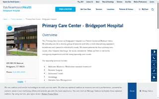 Yale New Haven Children’s Hospital Primary Care Center website