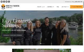 Shem Creek Dental website