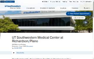UT Southwestern Medical Center at Richardson/Plano website