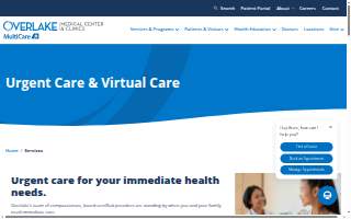 Overlake Clinics Issaquah Urgent Care website