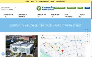 Community Health Center of Stamford at Fifth Street website