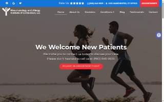Rheumatology and Allergy Institute of Connecticut, LLC website